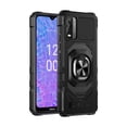 thumbnail image 2 of Compatible for Nokia C210 Case w/Tempered Glass Screen Protector [Military Grade] Ring Car Mount Kickstand Shockproof Hard Phone Case - Black, 2 of 7