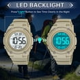 thumbnail image 4 of SKMEI Mens Digital Watch Sports Military Waterproof Outdoor Chronograph Wrist Watches for Men, 4 of 10