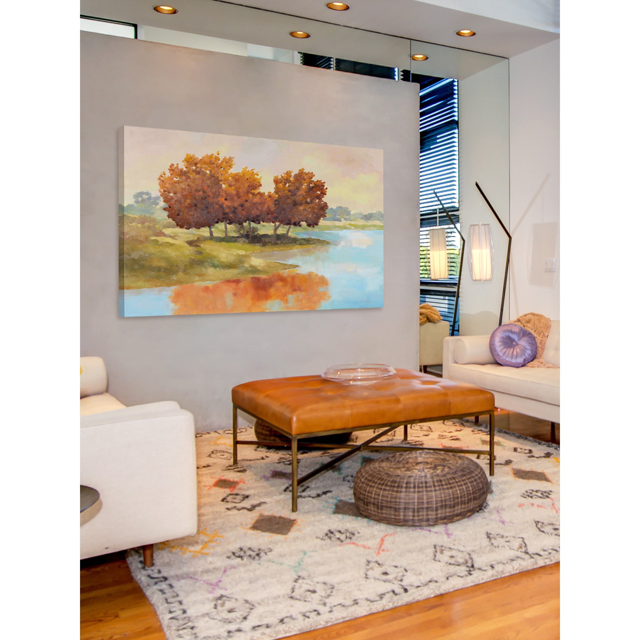 Marmont Hill "Lyndhurst Water II" by Graham Reynolds Painting Print on Canvas