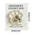 thumbnail image 3 of Pet Groomer Appreciation Pocket Keepsake - Thoughtful Gift for Pet Groomers with Thank You Card, Compact Portable Keepsake, Perfect for Showing Gratitude to Animal Care Professionals, 3.15*2.36in, A, 3 of 5