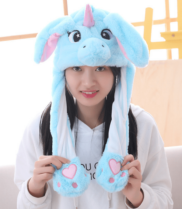 Stitch/Unicorn Plush Moving Ear Hat 