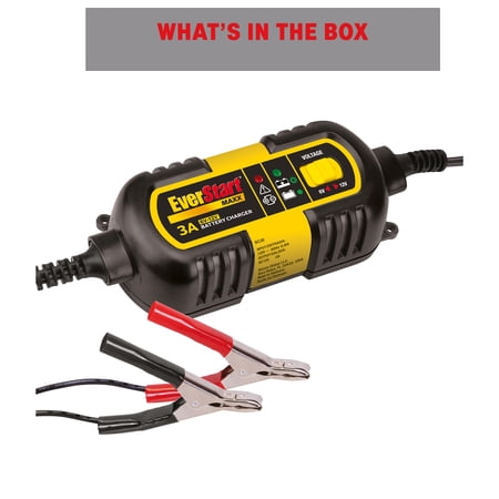 EverStart MAXX 3 Amp 6V/12V Automotive Battery Charger (BC3E) - New