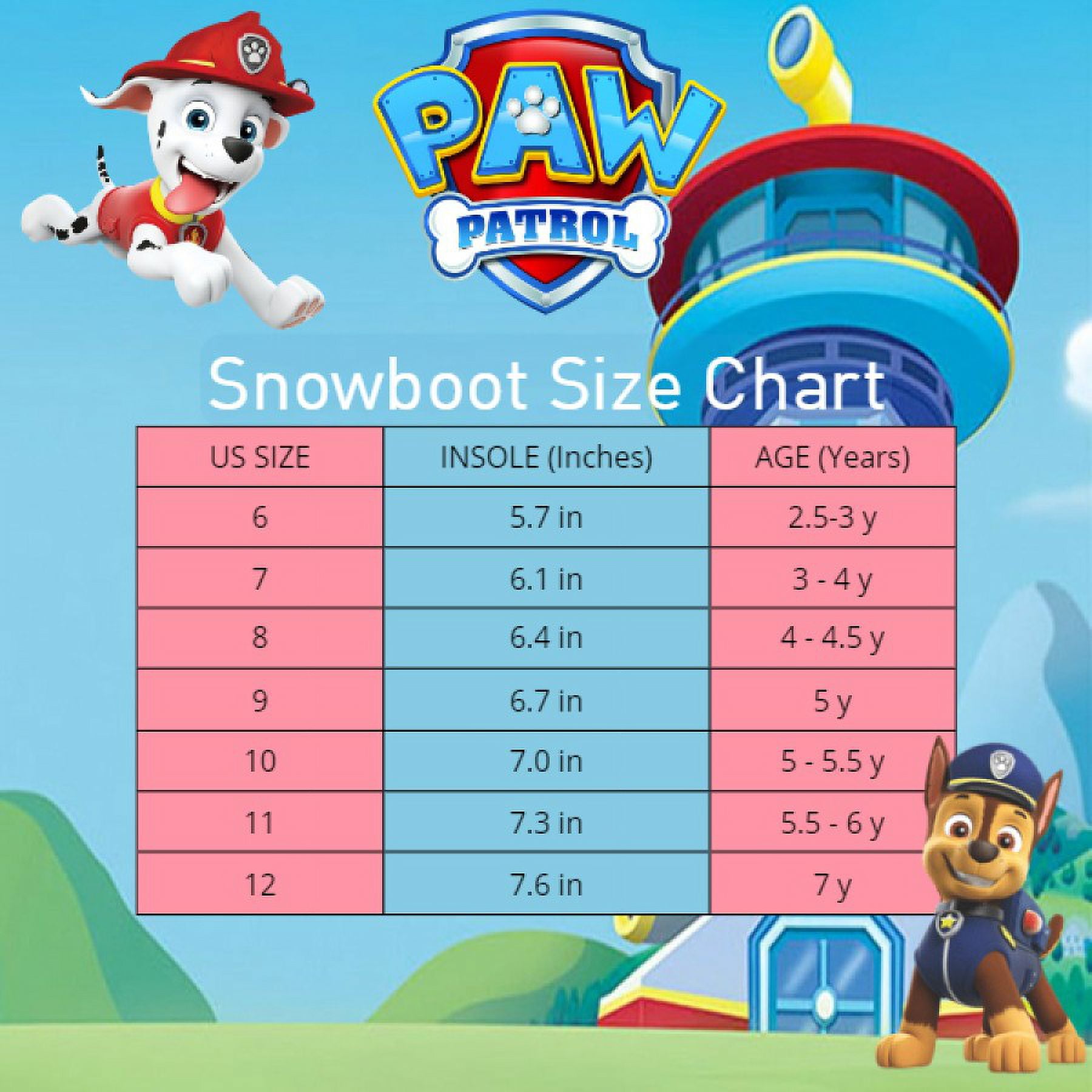 Paw Patrol Boys Snow Boots - Navy , 11