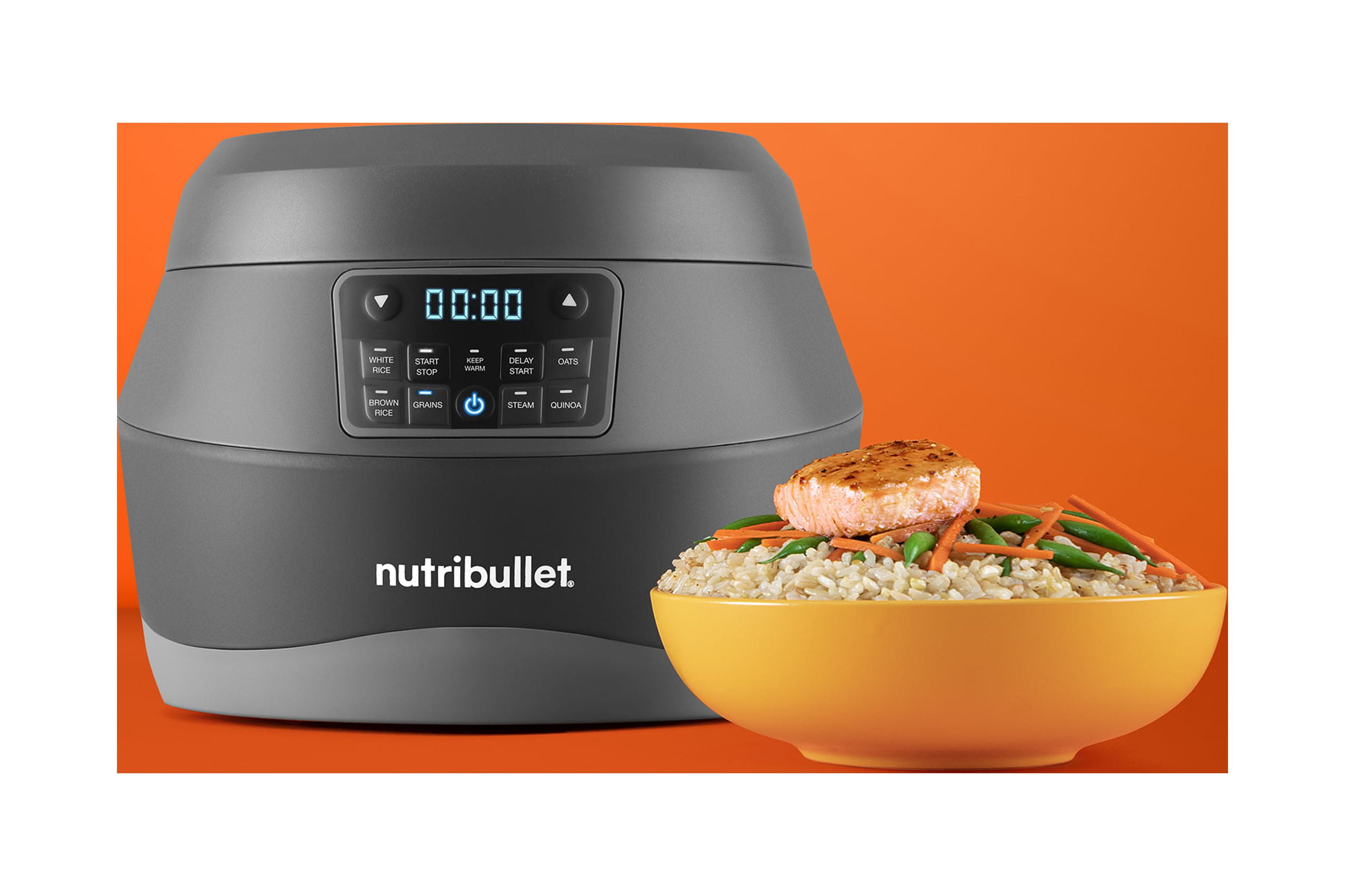 Nutribullet® EveryGrain Olla para Cocinar Arroz y Granos 600 W