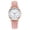 Pink, variant on Leather Band Watches for Women, Classic Quartz Watch with Luminouse Easy Read Dial, Vintage Small Face Round Watches, Birthday Gift for Ladies