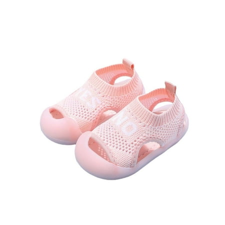 

Mikilon Toddler Infant Kids Baby Girls And Boys Summer Mesh Sandals Toddler Shoes Toddler Shoes for Girls 18-24 Month 2023 Summer Deals