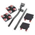 thumbnail image 2 of Heavy Duty Furniture Roller Sliders & Lifter Kit – 4 Wheel Dollies & Jack, Moves Up To 1500 Lbs, Protects Floors 2 of 14