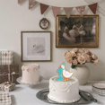 thumbnail image 3 of Cake Topper Raoformi One Silly Goose Blue, número 1, cumpleaños, 3 of 7