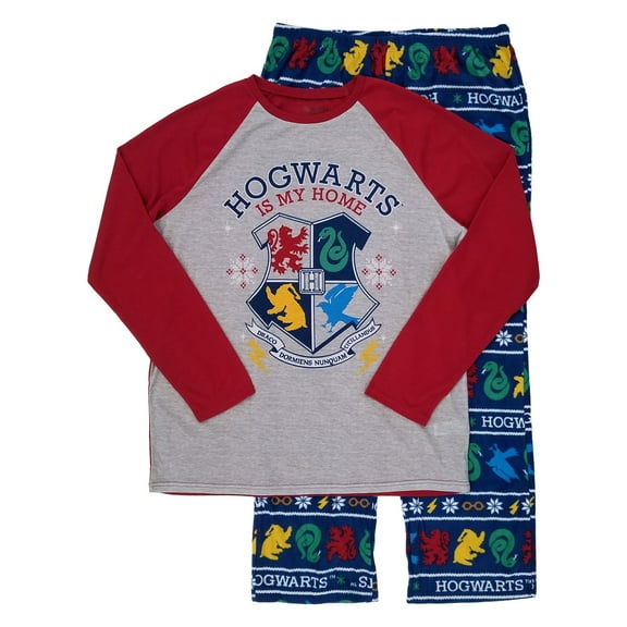 Briefly Stated Mens 2-Piece Harry Potter Sleep Set Sleepwear Pajama Set X-Large