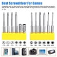 thumbnail image 3 of TAPDRA Ergonomic Grip Screwdriver Set Aluminum Alloy Handle For Gaming Console Repair Gamepad Maintenance Electronic Device Servicing, 3 of 9