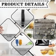 thumbnail image 7 of ZIATUBLES Daisy Wood Grain Print Kitchen Mixer Dust Cover Small Appliance Accessories with Front Pockets Compatible with 4.5-5 Quart Stand Mixer Easy to Clean, 7 of 7