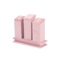 thumbnail image 1 of braveheart Jewelry Display Stand Velvet Necklace Bracelet Holder Bracelets Rack Organizer Layout Props Home Shop Showcase Pink Type 1 Pink 3 Slots Ring Holder, 1 of 6