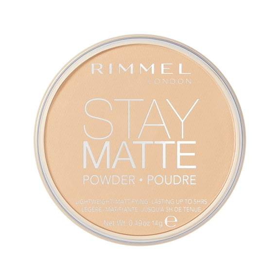 Rimmel London Stay Matte Pressed Powder, Creamy Natural, 0.49 oz