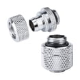 thumbnail image 1 of 2PCS G1/4 Thread Flexible Tube Connector Brass Two Touch Fitting for PC Water Cooling with Hiding Silicone Ring, Perfect Compatibility, 1 of 7