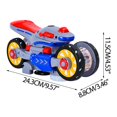 thumbnail image 3 of MesaSe Electric Light and Music Deformation Motorcycle Toy  Electric Motorcycle Music Toy with Light and Music  360° Rotation Deformation Motorcycle Toy for Kids, 3 of 9