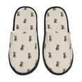 thumbnail image 2 of KLL Labrador Retriever Dog Slippers for Women Men House Slip on Indoor Outdoor Bedroom Furry Fleece Lined Ladies Comfy Anti-Skid Rubber Hard Sole-Large, 2 of 8