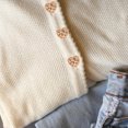 thumbnail image 3 of 1 Set 30 Pcs Fashionable Shirt Buttons Preppy Style Metal Heart-shaped Buttons (Golden), 3 of 8