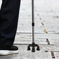 thumbnail image 1 of unbranded Support Cane Tips Impact Absorption Walking Cane Tip Black 1Pack, 1 of 8