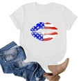 thumbnail image 4 of HEILAU 4th of July Shirts for Women Independence Day American Flag Graphic Tees Loose Fit Summer Tops Short Sleeve Patriotic T Shirt, 4 of 4