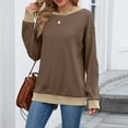 thumbnail image 6 of Womens Blouses Fall 2025 Tube Tops With Built In Bra Xs Vneck 3/4 Sleeve Shirts Long Long Sleeve Button Down Blouses Casual, 6 of 6