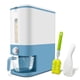 thumbnail image 1 of Lenwi Dispensador De Arroz De 25 Libras Contenedores Grandes De Almacenamiento De Alimentos Secos Para Cereales Con Taza Medidora Hogar Sin Bpa Para Organización De Despensa De Cocina-Azul, 1 of 7
