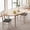 Natural, variant on HOMCOM 55" Solid Wood Kitchen Table, Drop Leaf Tables for Small Spaces, Folding Dining Table,  Brown