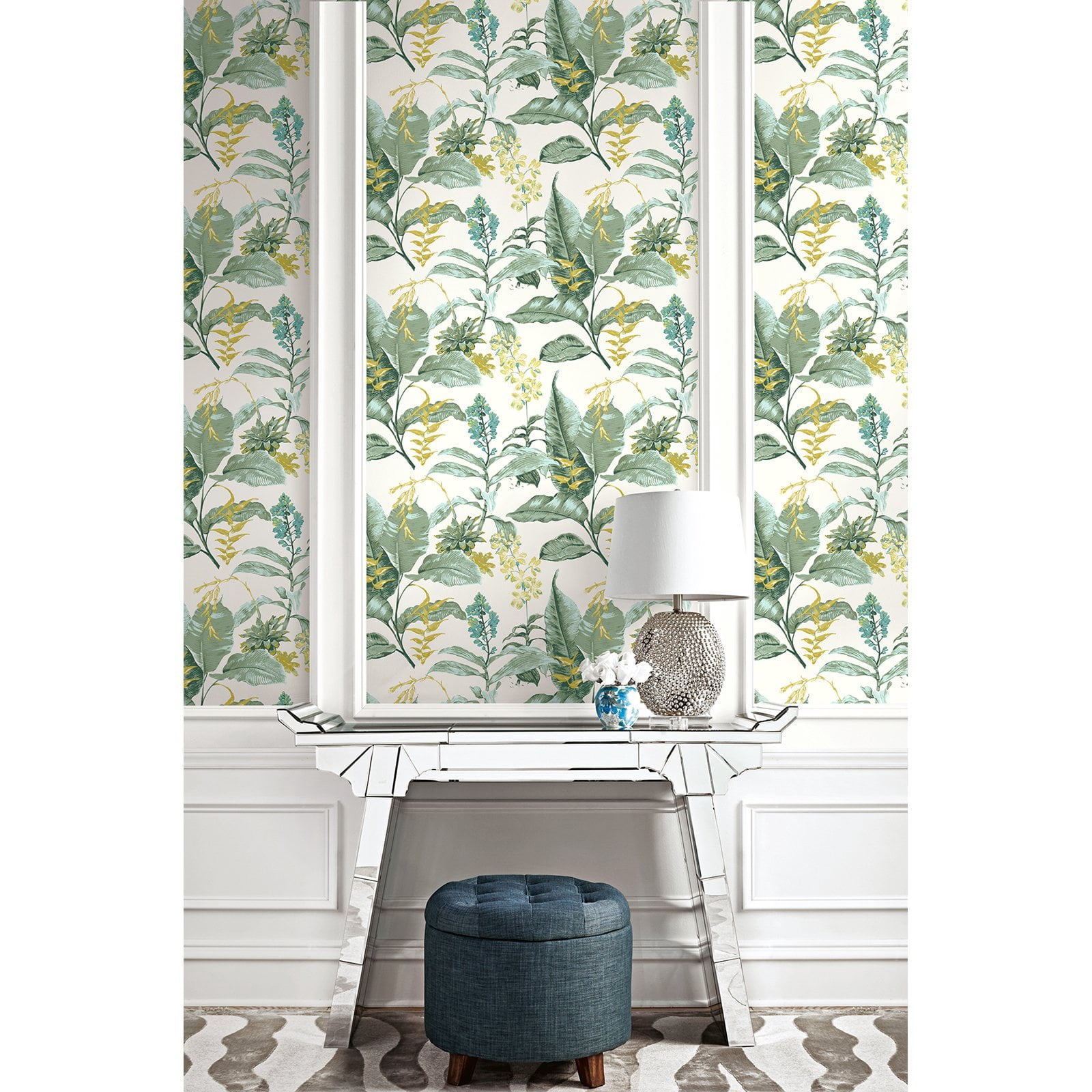 Kenneth James Maui Beige Botanical Wallpaper