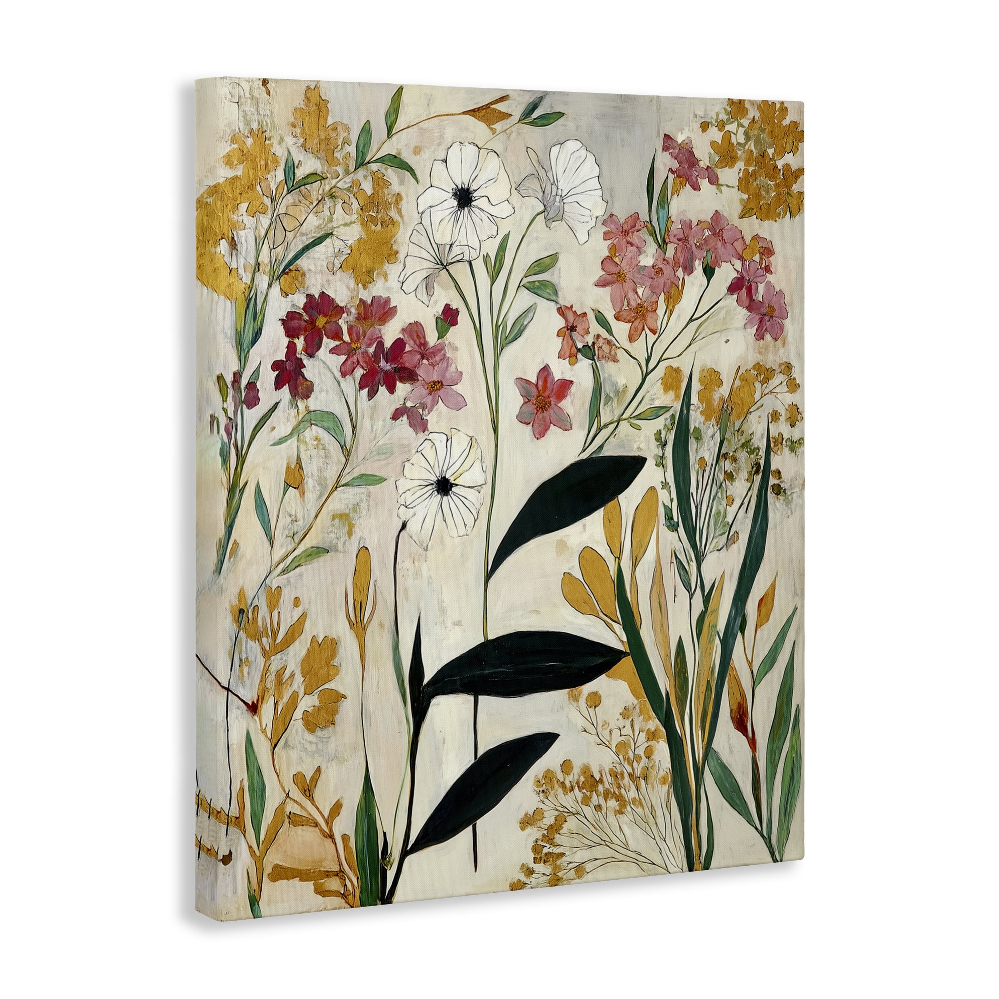 Vintage Playful Botanicals Canvas Wall Art, design by Annabelle Hall