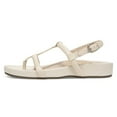thumbnail image 2 of FSJ Women Split Round Toe Platform Thong Sandals T Strap Buckled Platforms Summer Beach Holiday Daily Shoes Size 8.5 Beige, 2 of 6