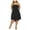 black, variant on B. DARLIN Womens Trendy Fit & Flare Dress, Black, Plus Size, 14W