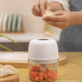 Electric Garlic Chopper Mini Vegetables Chopper Meat Grinder