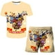 thumbnail image 1 of Ropa de cinco noches en Freddy para niños y niñas, trajes de verano para niños, camisetas informales de manga corta + Pantalones cortos informales, ropa 13T Gao Jinjia LED, 1 of 2