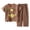 Z03-Brown, variant on Zshosam Toddler Boys Pajamas Toddler Baby Boys Pajamas 2 Pieces Cotton Sleepwear Set Kids Short Sleeve Jammies Size 18 24 Months,(Light Pink 18-24 Months)