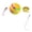 Yellow, variant on M Buder Interactive Pet Rolling Ball Toy for Dogs, Automatic Moving with LED Light, IP54 Waterproof ABS Silicone, USB Rechargeable, Orange (3.15 inches / 8 cm)