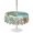 Gray, variant on Outdoor Tablecloth with Umbrella Hole for Patio/Picnic/Party/Camping, Ocean Green Turtles Waterproof Table Cloth Round Cover Washable, Coastal Starfish Seagrass Rustic Wooden (Dia 54")