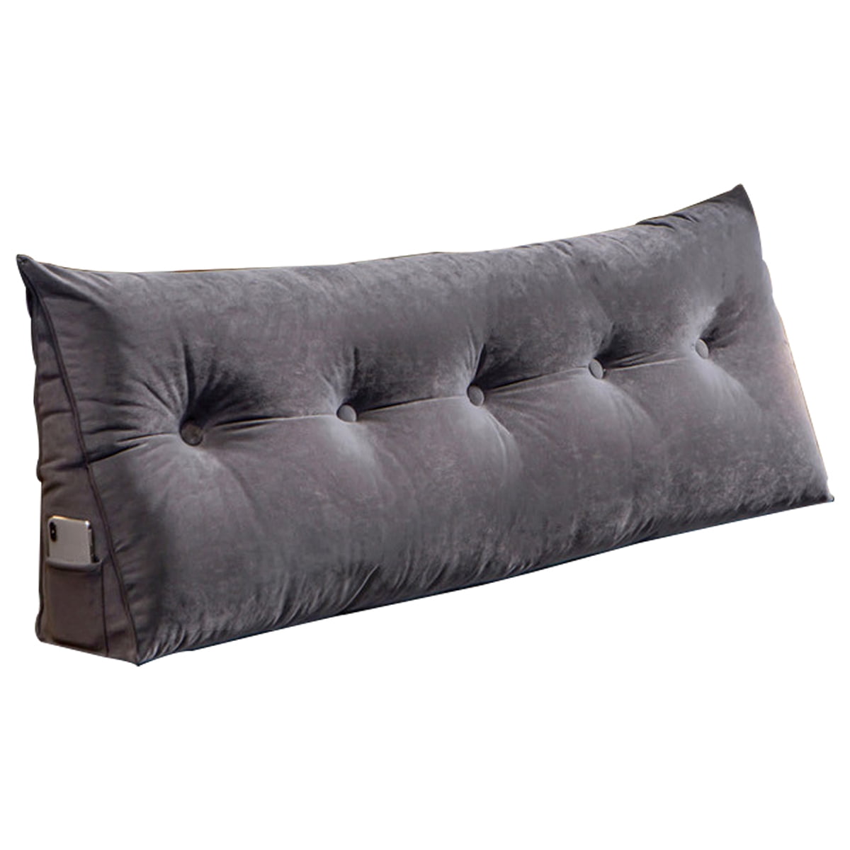 39"/47"/59" Home Decor Large Wedge Triangular Pillow Cushion Bedside