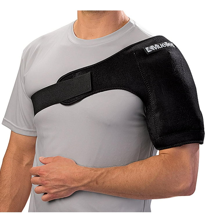 Mueller Reusable Cold/Hot Therapy Wrap, Unisex, Black, Large