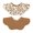 Leopard print, variant on Two Sided Baby Bib 360 Degree Coverage Cotton Fabric Toddler Burp Cloth for Eating Washable Multiple Fun Design