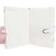 thumbnail image 2 of Cuaderno de tapa dura de mármol blanco Cuaderno con rayas universitarias Diario magnético a presión Gris claro, 2 of 4