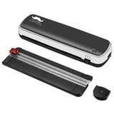 9" Hot and Cold Thermal Laminator with Anti-Jam, Corner Rounder and Paper Trimmer