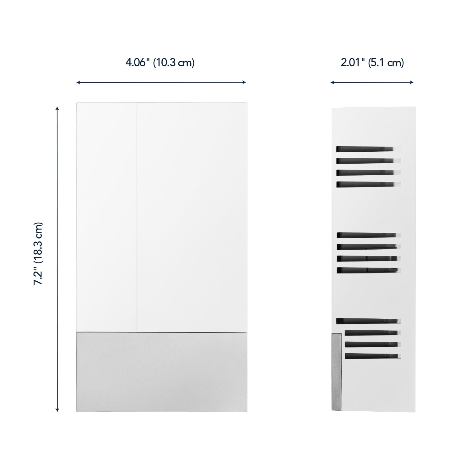 Heath Zenith Heath Zenith White Plastic Wired or Wireless Digital Doorbell Chime