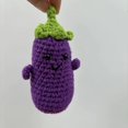 thumbnail image 1 of Bolsa de lana con forma de pepino, energía positiva, patata, expresión facial divertida, decoración hecha a mano de ganchillo, linda muñeca, 1 of 6