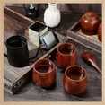 thumbnail image 4 of 10 Pieces Wooden Tea Cup Coffee Mug Water 6 oz, 4 of 5