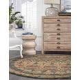 thumbnail image 3 of Rugs.com Chelsea Collection Rug – 7' Round Navy Blue Medium Rug Perfect For Kitchens, Dining Rooms, 3 of 6