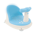thumbnail image 1 of Asiento de Baño para Bebé con Respaldo y Ventosas Antideslizantes Color Azul Elegate, 1 of 7