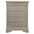 thumbnail image 3 of Glory Furniture Louis Phillipe G3103-BC Silver Champagne Chest, 3 of 7