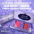 thumbnail image 3 of Nyx Professional Makeup, Bridgerton Paleta de Rubor, Tono: Lady in Silver (rosa). Rubor en polvo. F&oacute;rmula vegana., 3 of 6