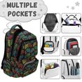 thumbnail image 5 of KUIFORTI Colorful Tractor Boys Backpack Lightweight Kids School Bag Multiple Organizer Pockets Comfortable Suitable for Elementary Primary Middle, 5 of 7