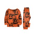 thumbnail image 5 of Halloween Family Matching Pajamas Sets, Halloween Family Loungewear, SpiderWeb Printed Holiday PJS Sleepwear, Halloween Soft Home Relaxing Night Clothes Matching Pjs Set Home Clothes, 5 of 7