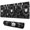 Occult Halloween Pattern, variant on Long Mouse Pads for Desk,Occult Halloween Pattern Desk Mats on Top Of Desks, Desk Mouse Pad Extra Large with 3mm Non-Slip Base and Stitched Edge for Gaming,Office,Work,Home 31.5x11.8in